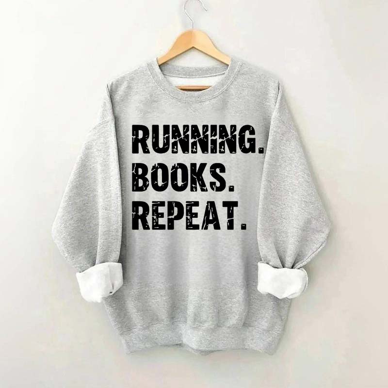 Running Books Repeat Sweatshirt
