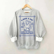 A Book A Day Bookworm Sweatshirt