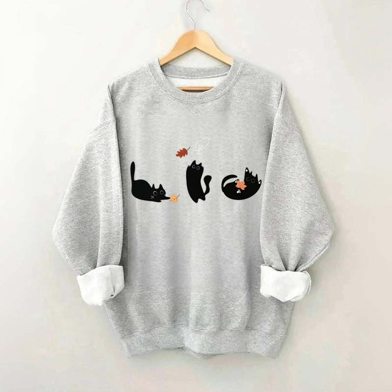 Comfort Colors Black Cats Fall Sweatshirt