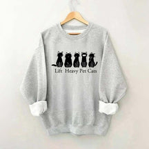 Lift Heavy Pet Cat Gym Sweatshirt