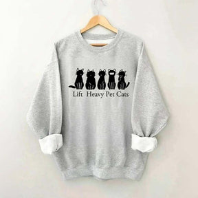 Lift Heavy Pet Cat Gym Sweatshirt