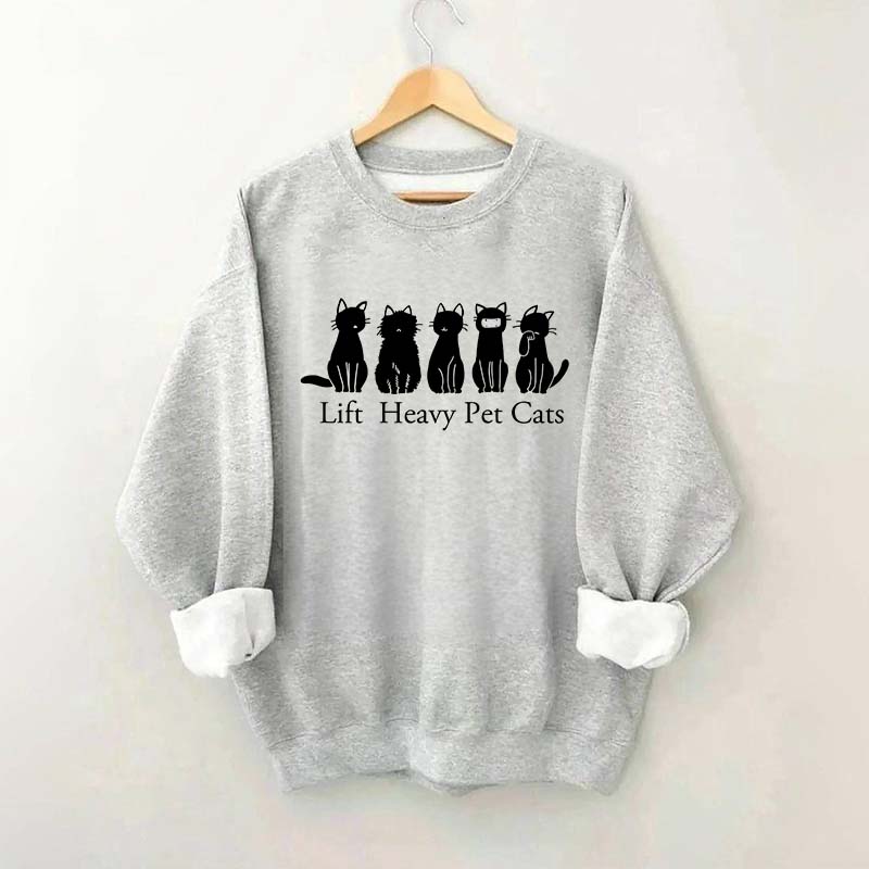 Lift Heavy Pet Cat Gym Sweatshirt