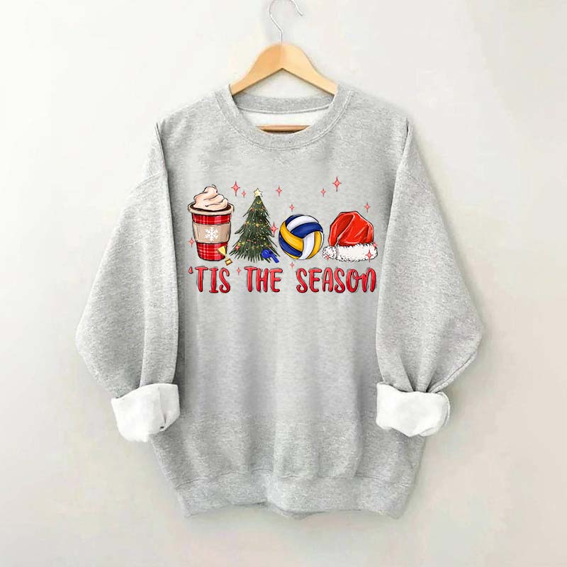 Volleyball Lover Christmas Sweatshirt