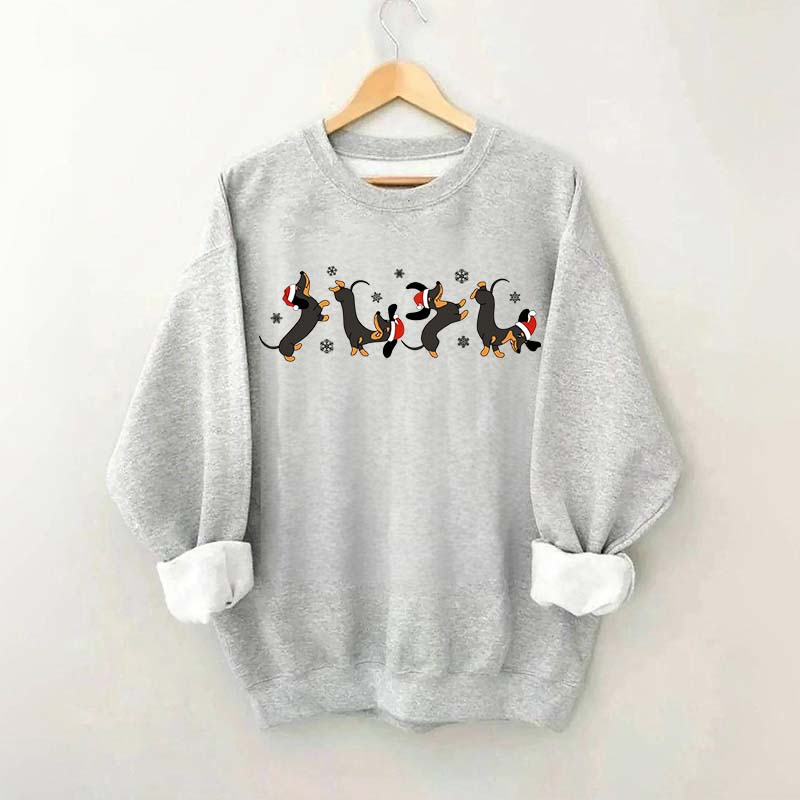 Dachshund Mom Christmas Sweatshirt
