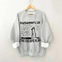 Funny Physics Science Cat Sweatshirt
