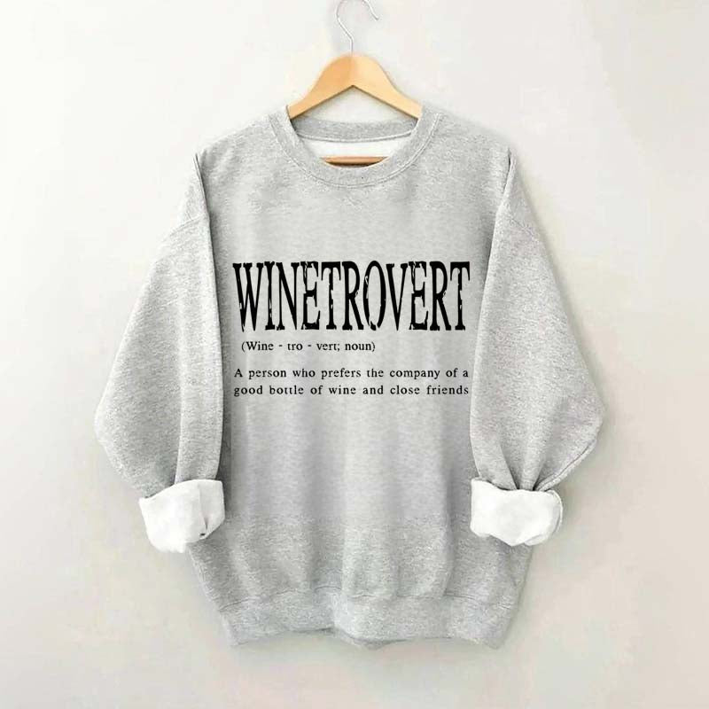 Funny Wine Definition Sweatshirt