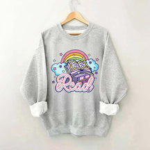 Rainbow School Book Lover Sweatshirt