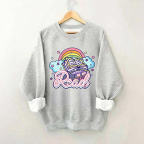Rainbow School Book Lover Sweatshirt