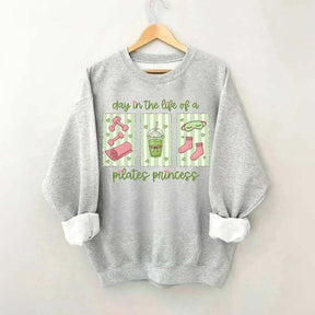 Pilates Princess Preppy Fitness Girl Sweatshirt
