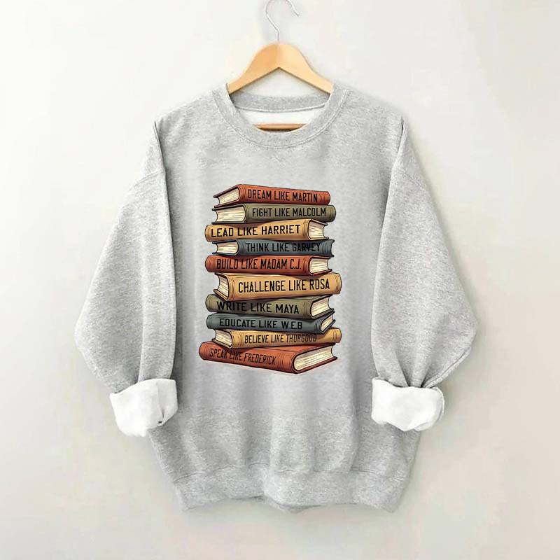 Black History Book Lover Sweatshirt