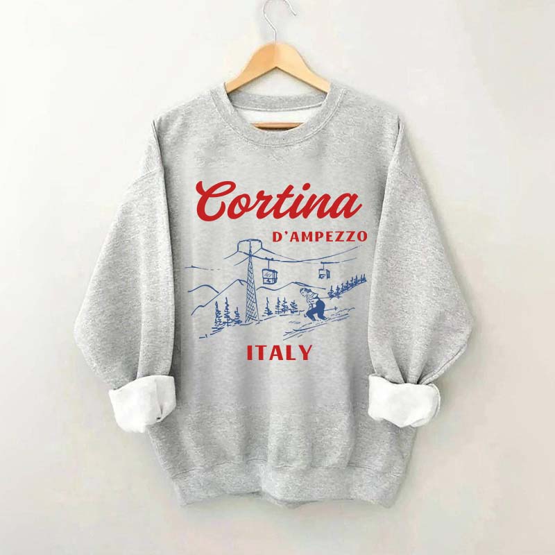 Cortina d'Ampezzo Ski Sweatshirt