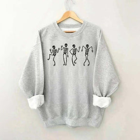 Minimalist Dancing Skeleton Sweatshirt
