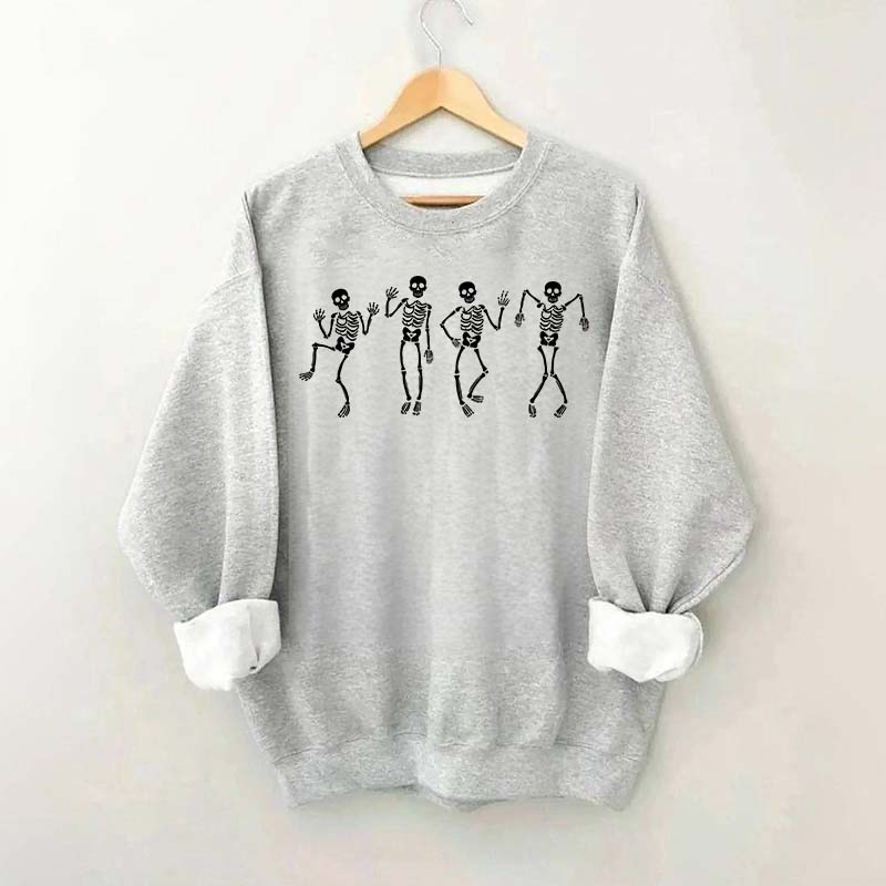 Minimalist Dancing Skeleton Sweatshirt