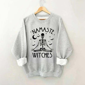 Namaste Witches Skeleton Yoga Sweatshirt
