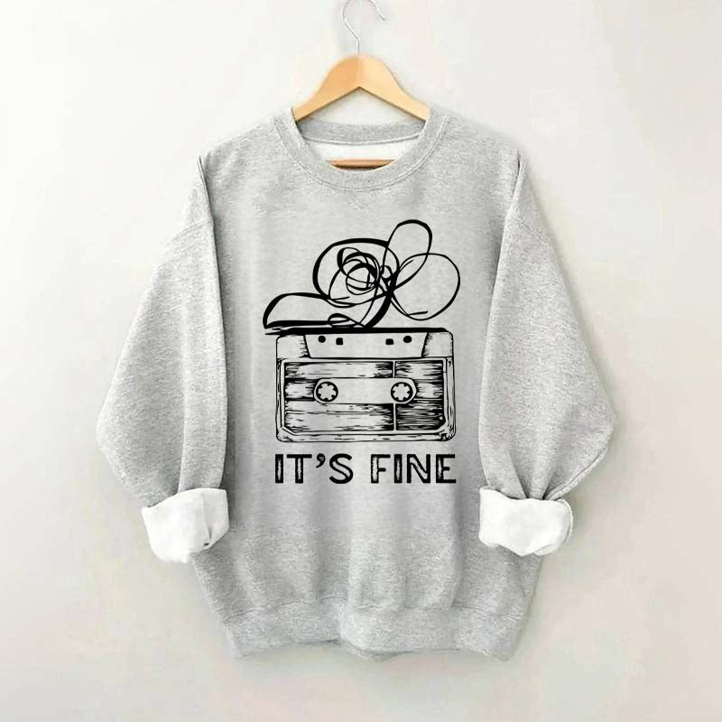 Retro Cassette Tape 90s Music Sweatshirt