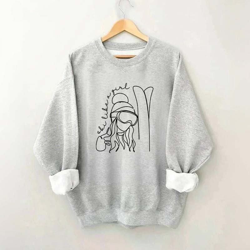 Ski Like a Girl Sweatshirt