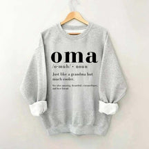 Funny Oma Pregnancy Reveal Sweatshirt