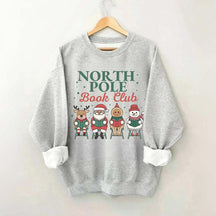 Retro Christmas Bookish Sweatshirt