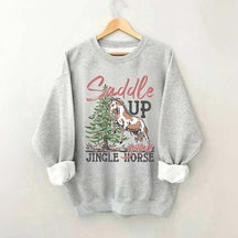 Saddle Up Your Jingle Horse Sweatshirt