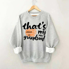 Custom Basketball Name & Number Sweatshirt