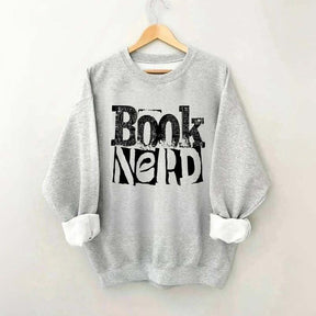 Retro Book Nerd Sweatshirt