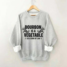 Funny Bourbon 51% Corn by Law Whiskey Sweatshirt