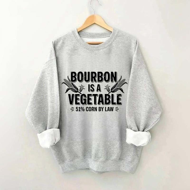 Funny Bourbon 51% Corn by Law Whiskey Sweatshirt