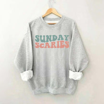 Retro Christmas Sunday Scaries Sweatshirt