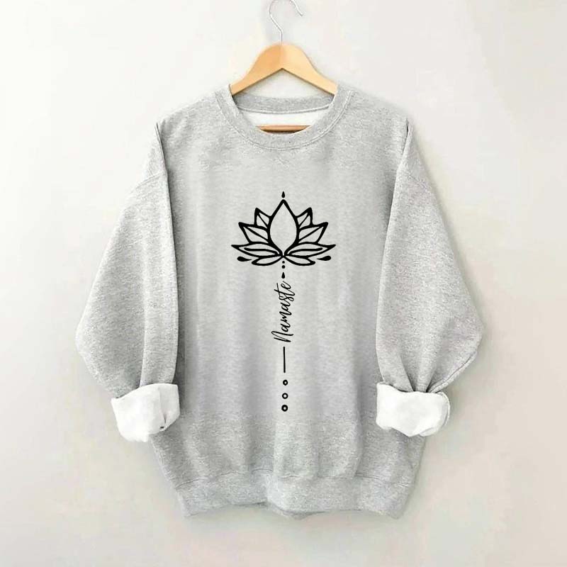 Namaste Floral Yoga Sweatshirt