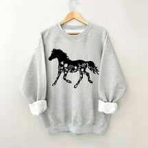 Floral Horse Sweatshirt