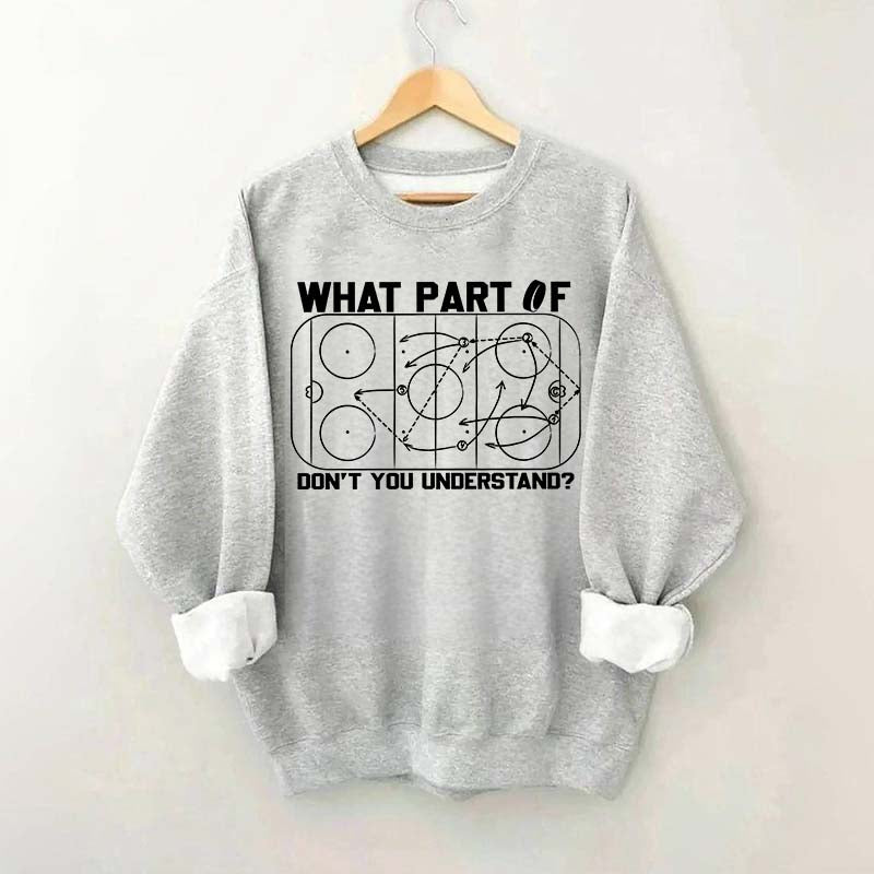 Hockey Coach Roster Sweatshirt