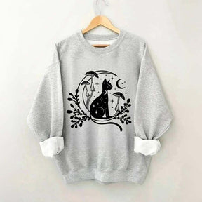 Celestial Cat Spiritual Sweatshirt