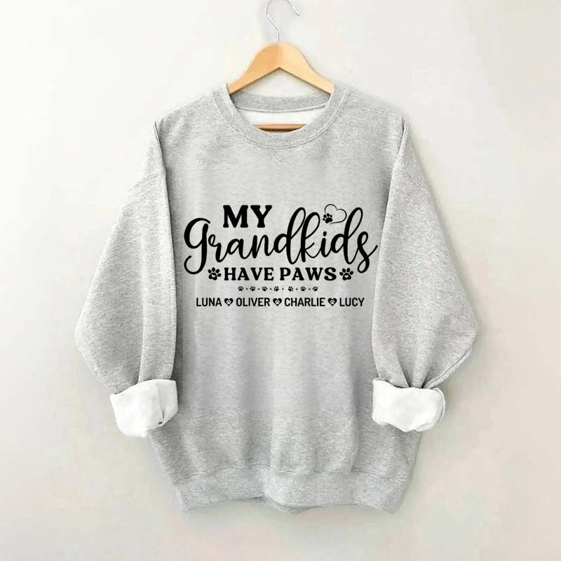 Personalized Fur Grandma Dog Sweatshirt