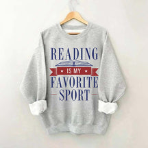 Reading Is My Favorite Sport Librarian Lover Sweatshirt