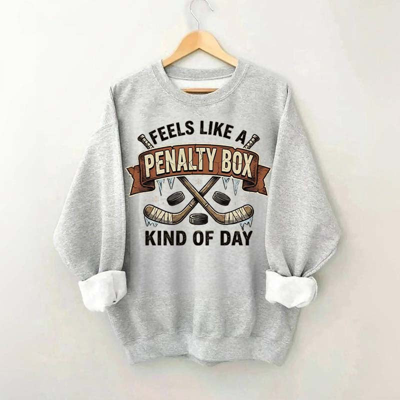 Funny Hockey Mom Festive Sports Sweatshirt