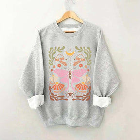 Luna Moth Floral Sweatshirt