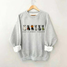 Spooky Boston Terrier Halloween Sweatshirt