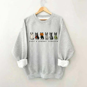 Spooky Boston Terrier Halloween Sweatshirt