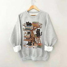 First Day Of School Black Cat Teacher Sweatshirt