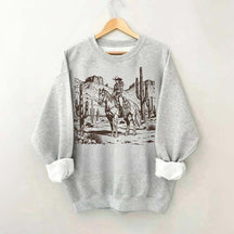 Retro Cowgirl Graphic Sweatshirt