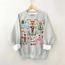 Vintage Christmas Nutcracker Holiday Sweatshirt