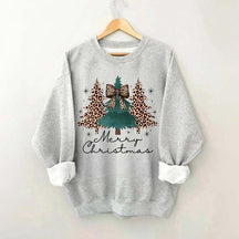 Merry and Bright Trees Chic Winter Sweatshirt