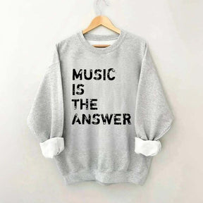 Retro Music is the Answer Sweatshirt