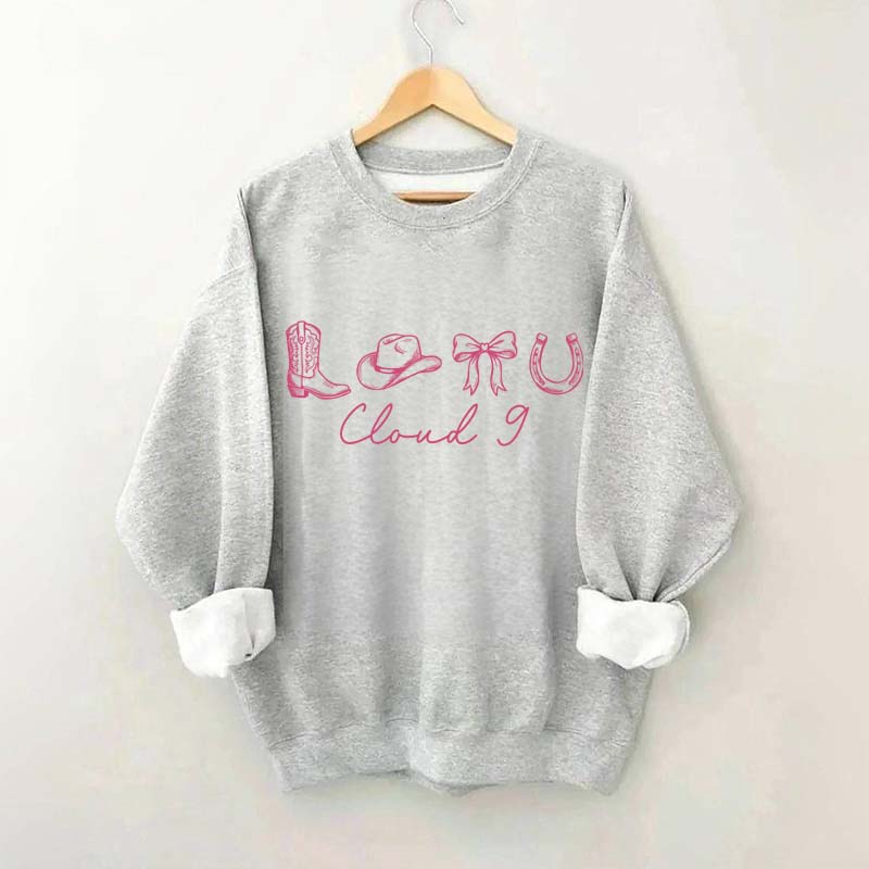 Cloud 9 Coquette Cowgirl Sweatshirt