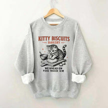 Sourdough Bread Kitty Biscuit Sweatshirt