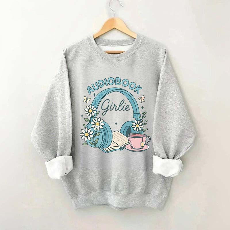 Audio Book Girlie Sweatshirt