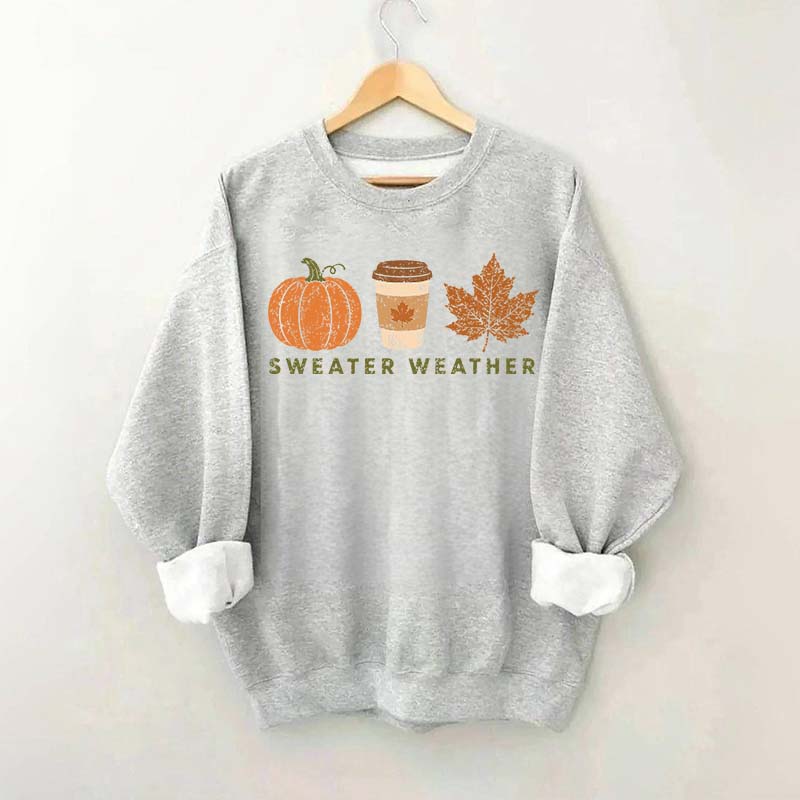 Cozy Autumn Sweater Weather Sweatshirt