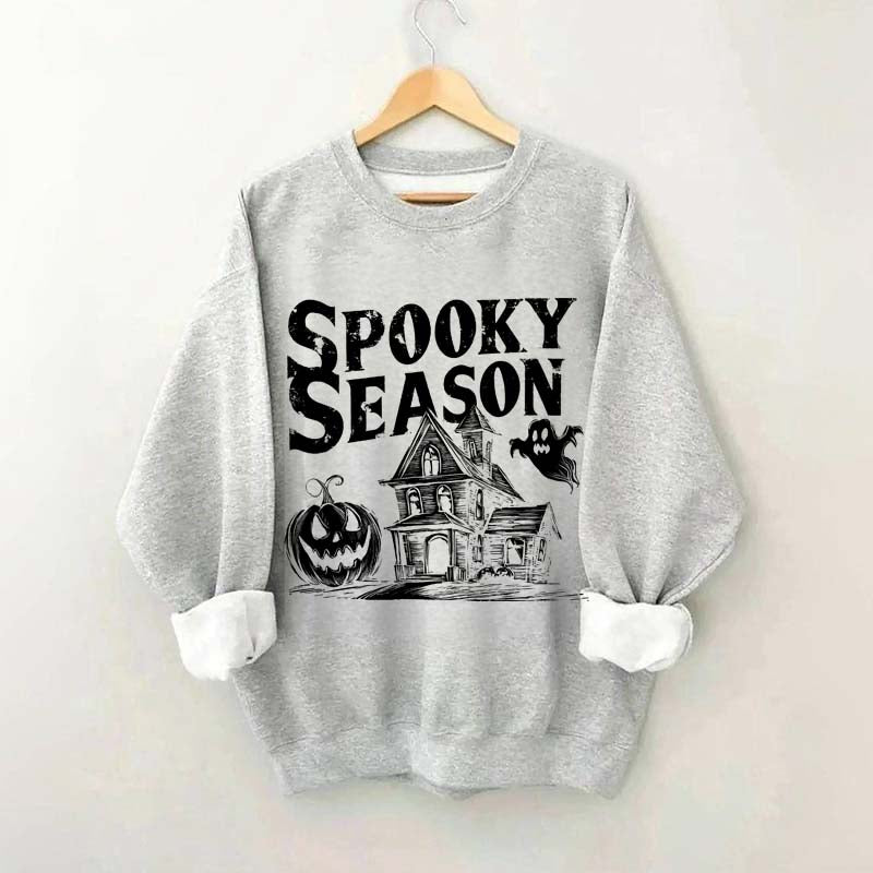Spooky Season Haunted House Sweatshirt