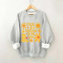 Boho Sunshine In My Soul Hippie Flower Sweatshirt