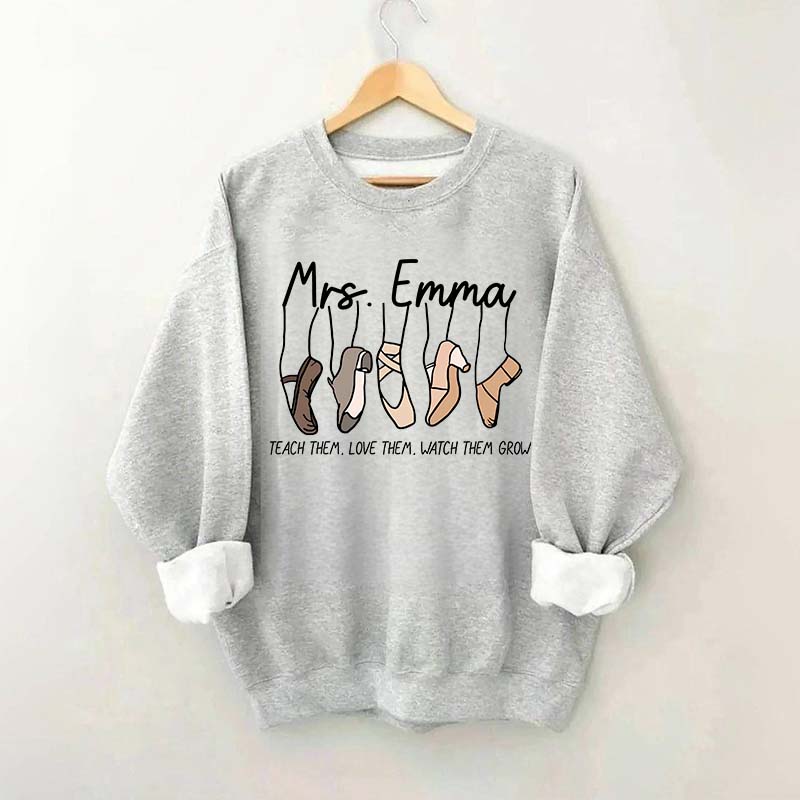 Custom Dance Teacher Sweatshirt